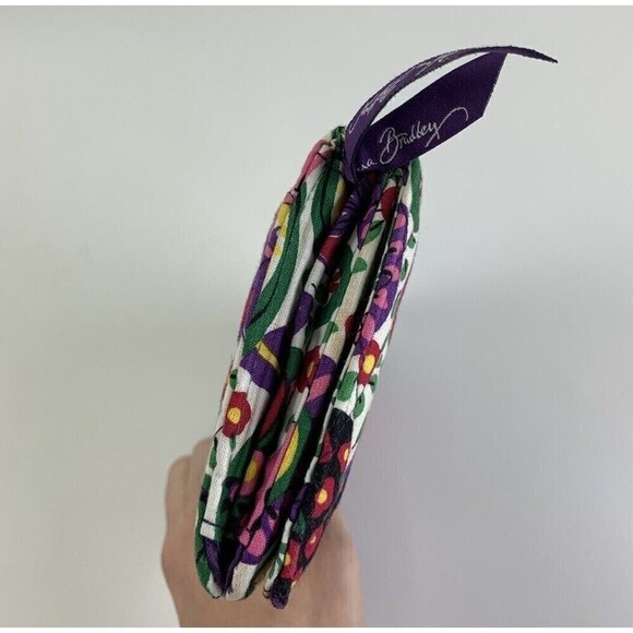 Vera Bradley Flap Fold Magnet Quilted Wallet Viva La Vera Card Cards Bill Fold - Picture 3 of 12